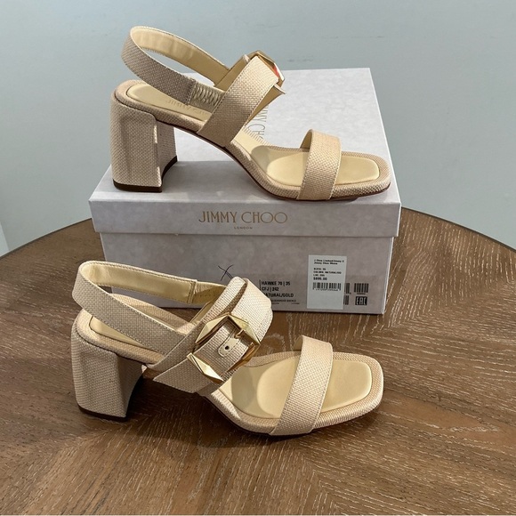 Jimmy Choo Hawke 70 canvas sandals - Picture 5 of 6